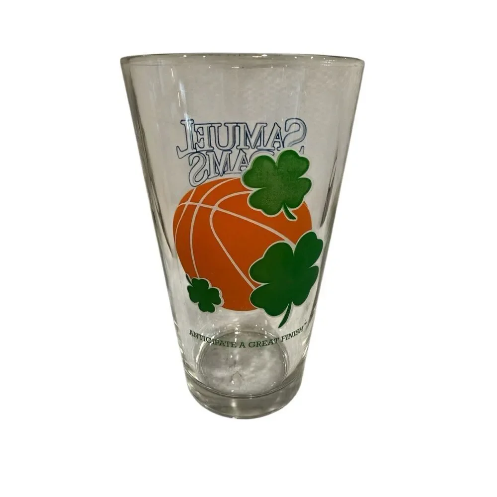 Samuel Adams Boston Lager Perfect Pint 3 Leaf Clover Beer Glass